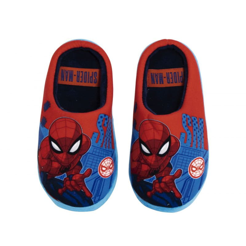 Zapatillas de casa abiertas con suela goma Spiderman Marvel talla 29