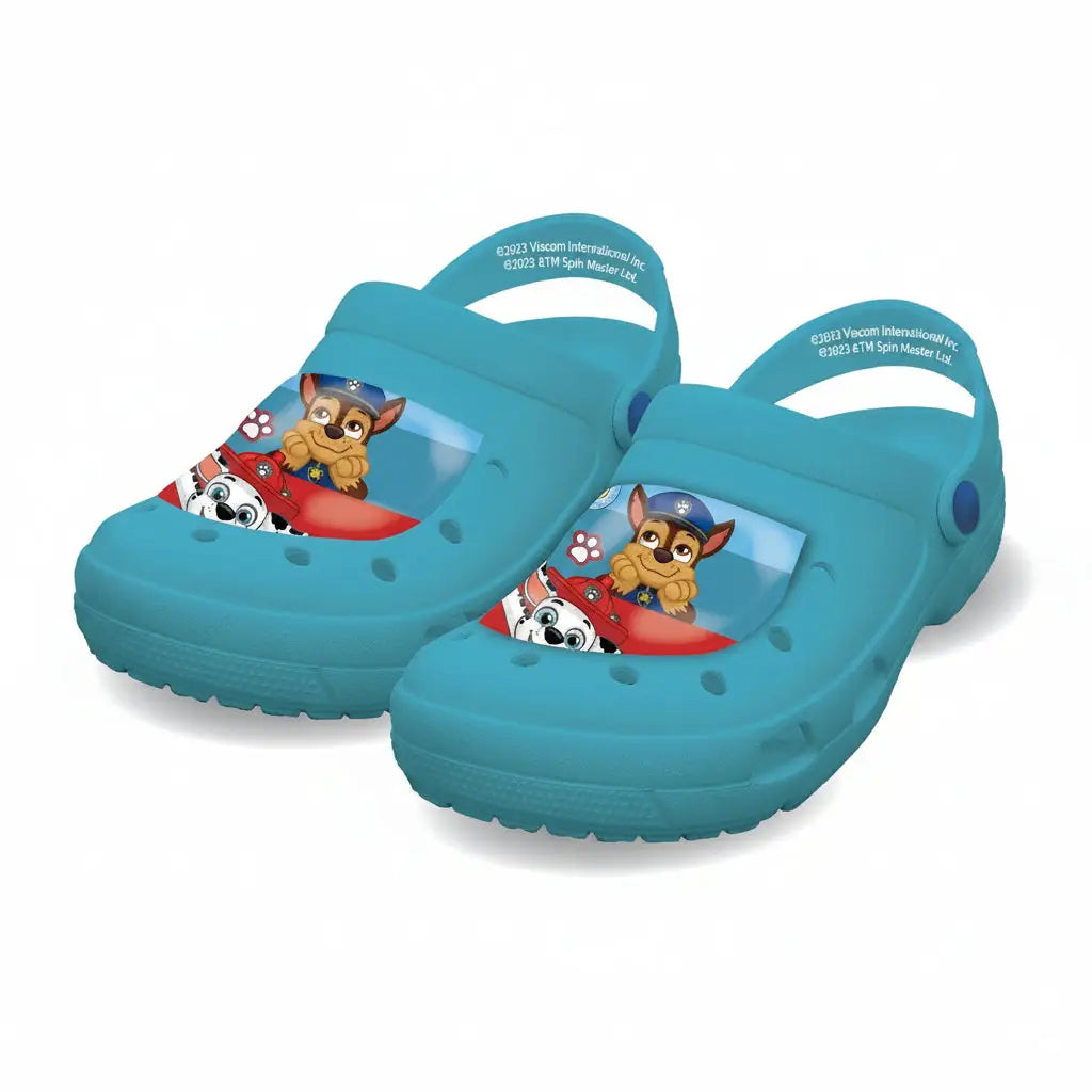 Zuecos de goma infantil Patrulla canina (Paw Patrol) talla 25