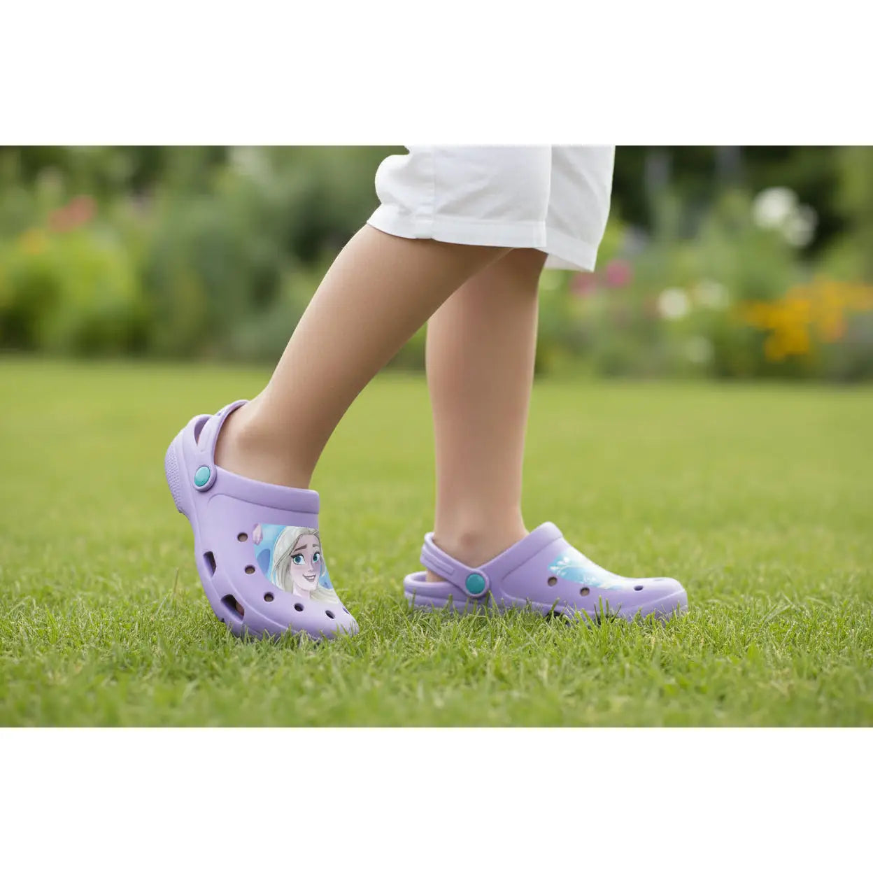 Zuecos de goma infantiles Frozen Disney talla 22/23