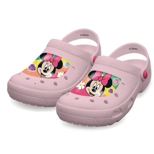 Zuecos de goma infantiles Minnie Mouse talla 28/29