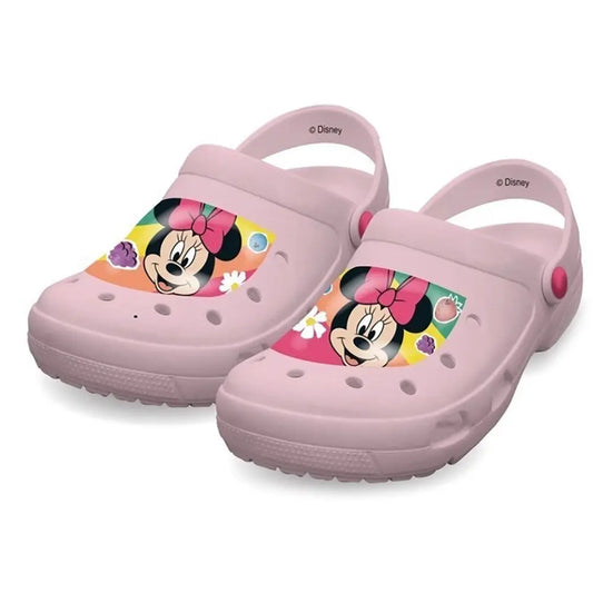 Zuecos de goma infantiles Minnie Mouse talla 28/29