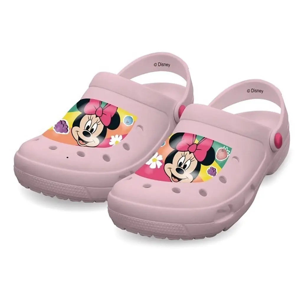Zuecos de goma infantiles Minnie Mouse talla 30/31