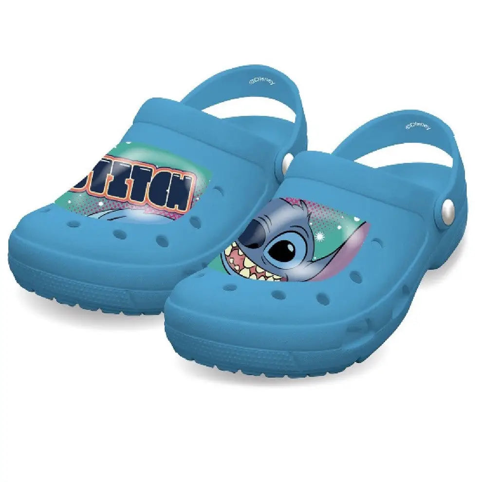 Zuecos zapatillas de goma infantiles Stitch Disney talla 22/23